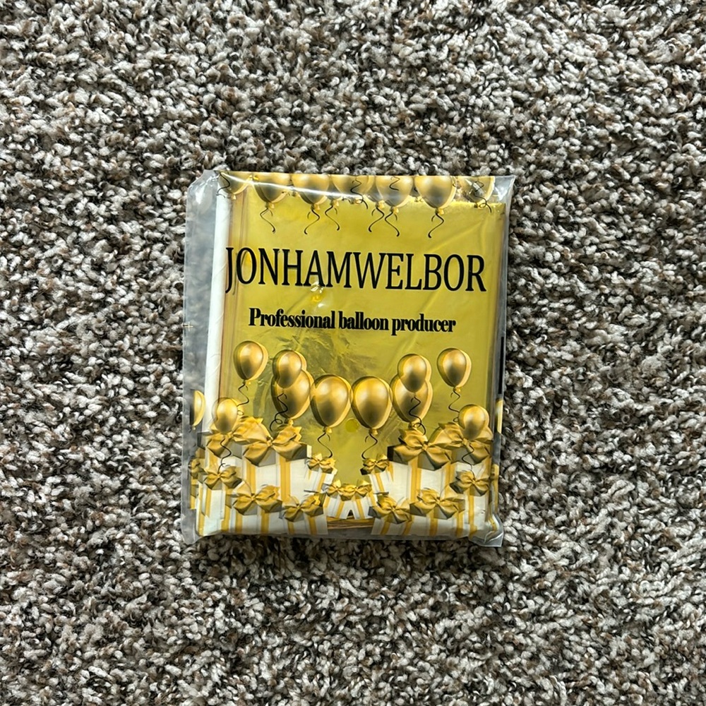 Number 50 Gold Balloon Set Unopened - Picture 2 of 2